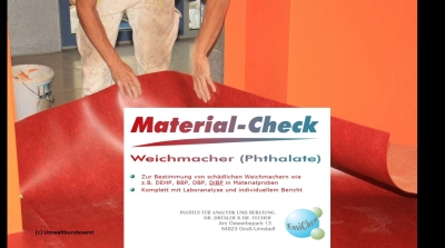 Weichmacher Material-Check (Phthalate)