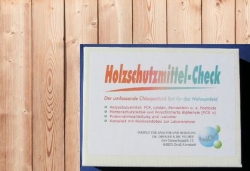 Holzschutzmittel & PCB Material-Check